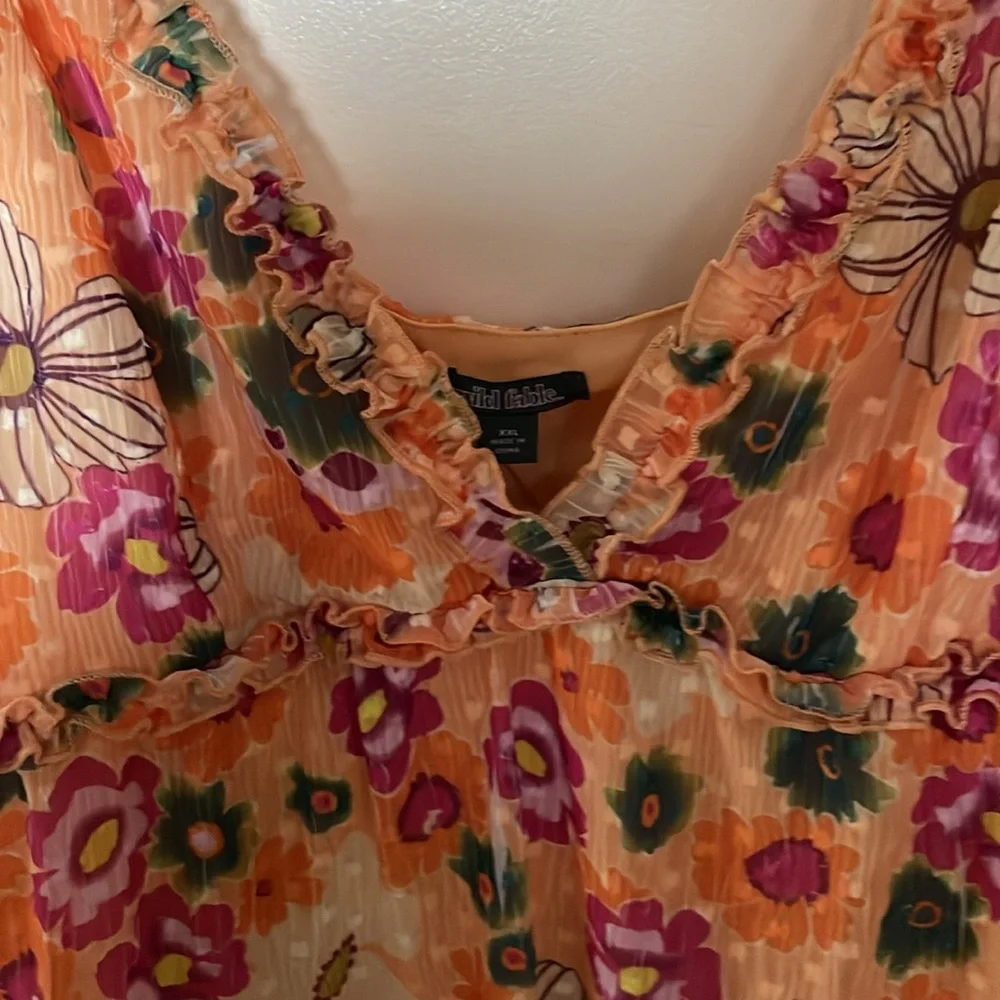 Wild Fable NWT summer spaghetti strap floral lined dress. Pretty